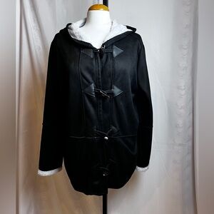Black lightweight Women's Coat; never worn